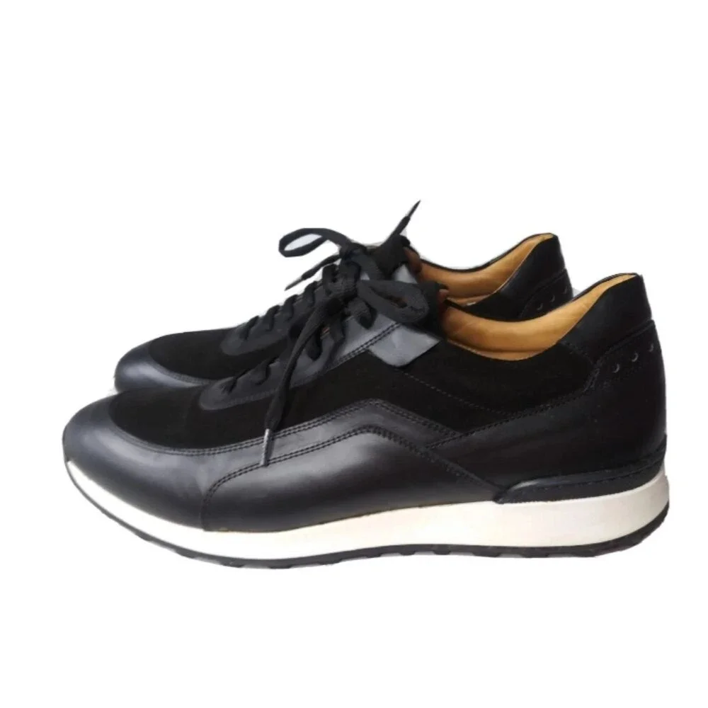 VARDA Men's Shoes Italian Leather Lace Up Casuals Size 12 M EU 45 Retail $395